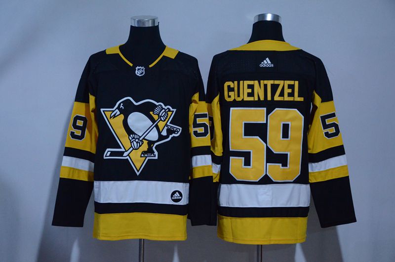 MEN 2017 NHL Pittsburgh Penguins #59 Guentzel black Adidas Stitched Jersey->pittsburgh penguins->NHL Jersey